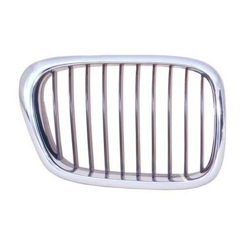     
                
                
    Verchroomde grille, rechts voor BMW 5 Reeks E39 Berline en Touring fase 2 (09/2000-) - passagierszijde - BA18422
