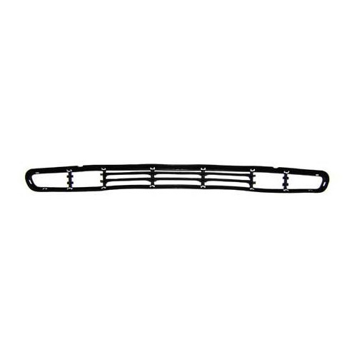  Schwarzer Mittelgrill an der vorderen Stoßstange Original für BMW 3er E46 Limousine und Touring Benzin Phase 1 (-08/2001) - BA20514 