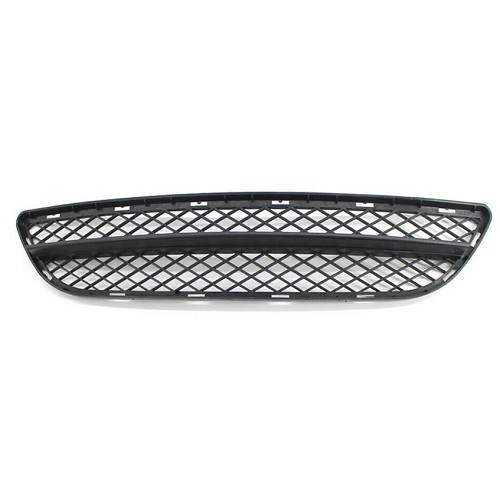  Grille centrale de pare-chocs avant pour BMW Série 3 E90 Berline et E91 Touring (02/2004-09/2008) - sans régulateur de vitesse actif - BA20527 