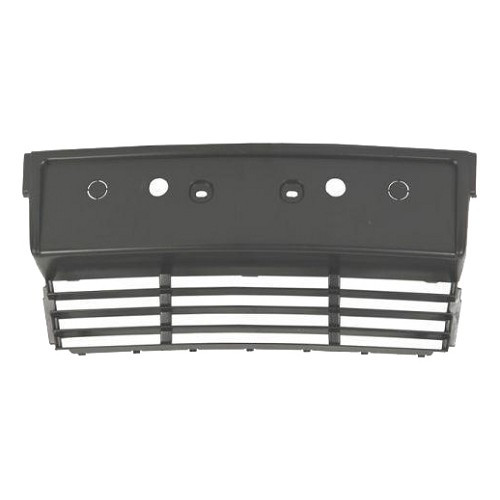  Suporte central de matrículas com grelha fechada no pára-choques dianteiro para BMW 5 Series E34 Sedan e Touring (-03/1994) - sem ar condicionado - BA20552 