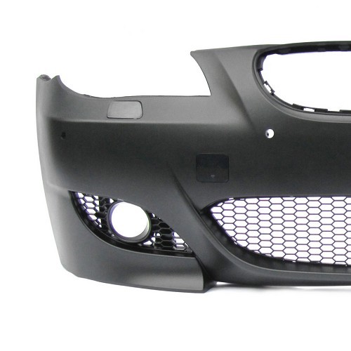 Voorbumper type M in ABS voor BMW 5 Reeks E60LCI Sedan en E61LCI Touring fase 2 (03/2007-05/2010) - met SRA en PDC - BA20579