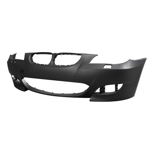 Type M front bumper in ABS for BMW 5 Series E60 Saloon and E61 Touring phase 1 (12/2001-02/2007) - with SRA and without PDC - BA20583