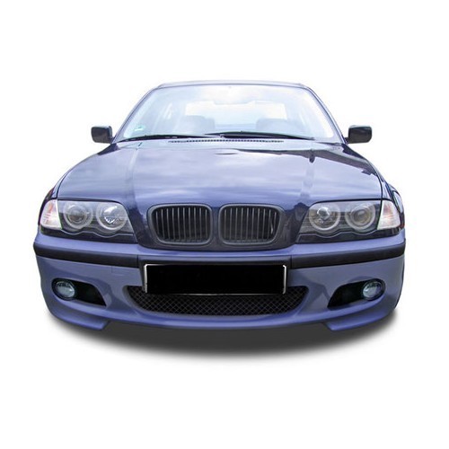 Pare-chocs avant type M complet en ABS pour BMW Série 3 E46 Berline et Touring phase 1 (04/1997-08/2001) - BA20634