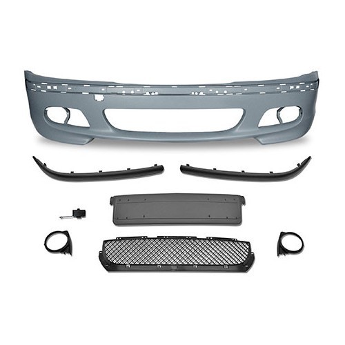  Paraurti anteriore tipo M completo di ABS per BMW Serie 3 E46 berlina e Touring fase 1 (04/1997-08/2001) - BA20634 