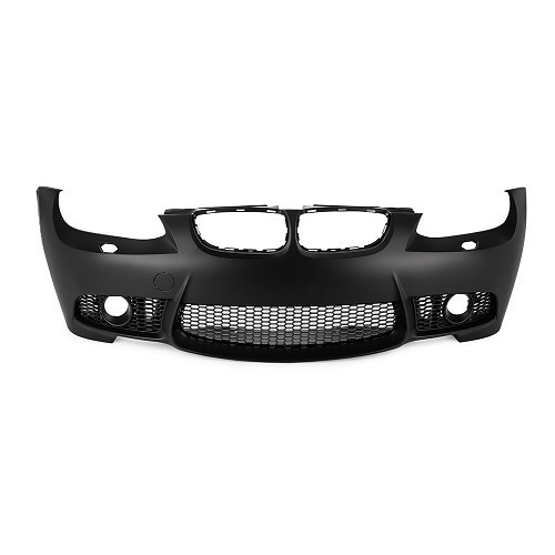 M-type front bumper in ABS for BMW Serie 3 E92 Coupé and E93 Cabriolet phase 1 (05/2005-02/2010) - without PDC and with SRA