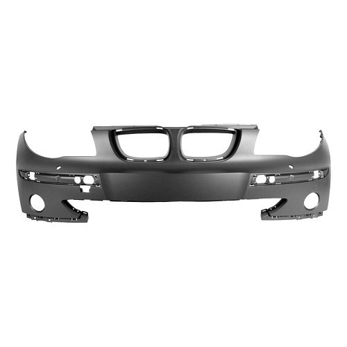 Naked front bumper for BMW 1 series E87 with headlight washers