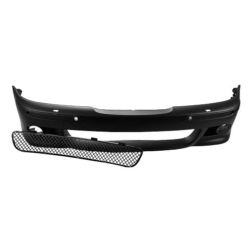 M-type front bumper in ABS for BMW 5 Series E39 Sedan and Touring phase 1 and phase 2 (02/1995-12/2003) - with PDC and SRA - BA20705