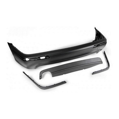 M-type rear bumper for BMW 5 Series E39 Sedan phase 1 and phase 2 (02/1995-07/2003) - BA20707