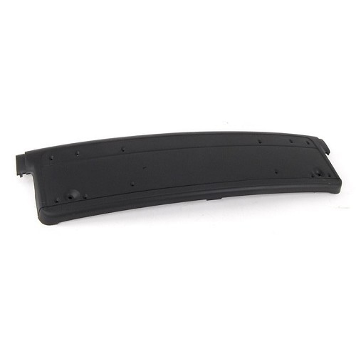  Suporte central de matrícula preta no pára-choques dianteiro para BMW 3 Series E46 Sedan e Touring fase 1 (-08/2001) - BA20840 