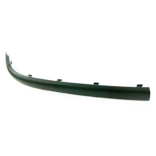  Moldagem de protecção frontal direita preta no pára-choques original para BMW 3 Series E46 Sedan e Touring fase 1 (-08/2001) - lado do passageiro - BA20842 