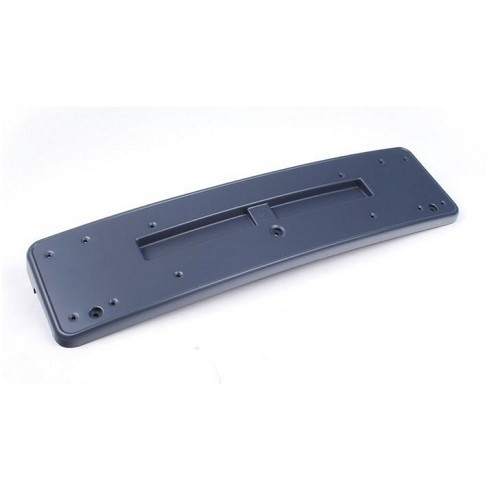  Zwarte centrale nummerplaathouder op voorbumper voor BMW 3 Reeks E46 Coupé en Cabriolet fase 1 (-03/2003) - BA20849 