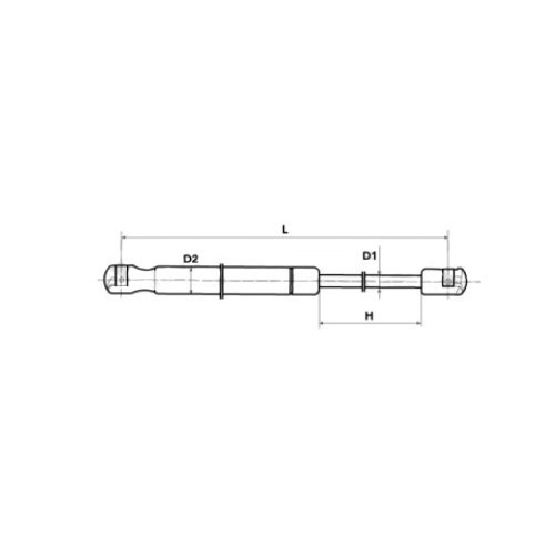 Ridex tailgate jack for Bmw 5 Series E61 Touring (10/2002-05/2010) - BB15018