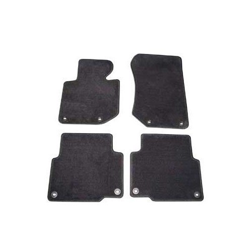  Tapis velours noir RONSDORF pour BMW E36 Berline, Compact et Coupé - BB26110 