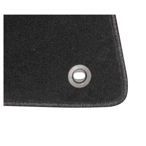 Jeu de 4 tapis velours noir RONSDORF pour BMW E30 Cabriolet - BB26113