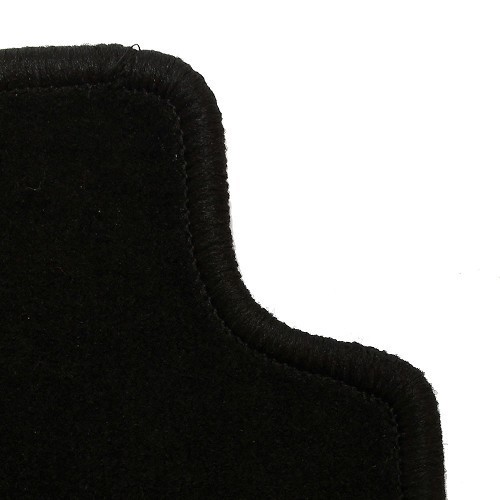 Veloursteppich für BMW E30 Cabrio - Schwarz - BB26308