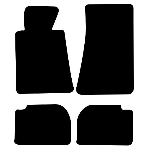  Velour carpet for BMW E34 - Black - BB26340 