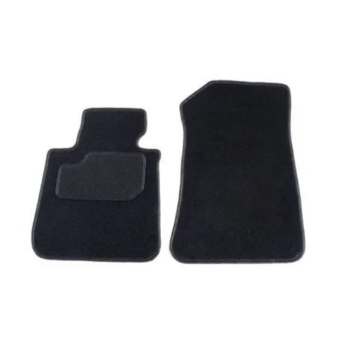  Tapis de sol avant noir pour BMW Série 1 E88 Cabriolet - BB26362 