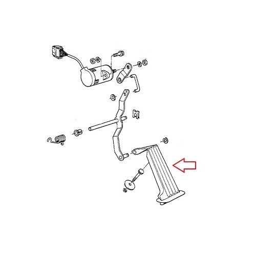 Pedale dell'acceleratore per BMW E36 - BB32302