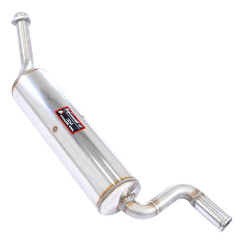  POWERSPRINT single angled stainless steel exhaust silencer for BMW E21 (1975-1983) - BC00002 