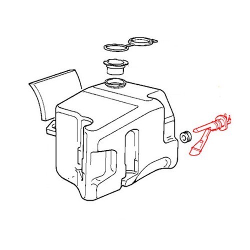 Niveausensor voor BMW ruitensproeier E39 - BC01028