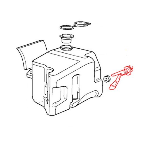 Sensor de nivel del limpiaparabrisas para Bmw Serie 7 E38 (07/1993-07/2001) - BC01044