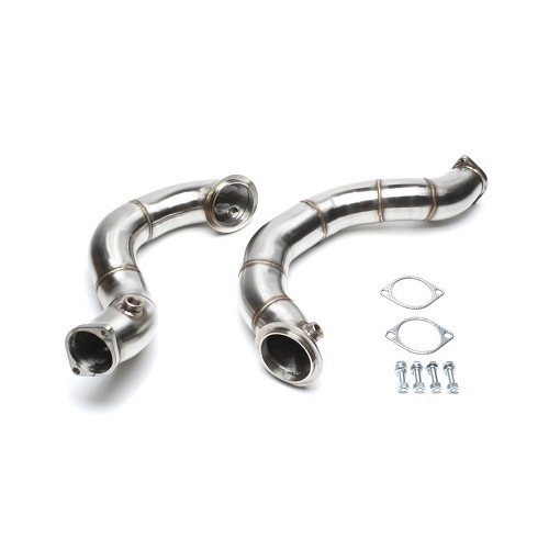  Tubes inox de remplacement des pré-catalyseurs pour BMW E90/E91/E92/E93 - BC10439 