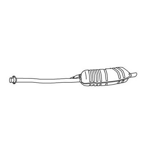 Auspufftopf Typ Original für BMW E36 - BC20126