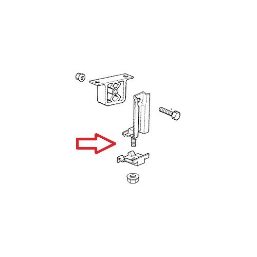 Support de fixation d'échappement pour BMW E36 - BC20445