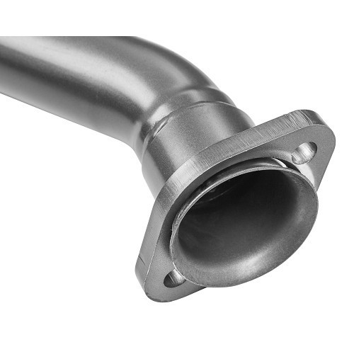 Steel exhaust system after catalytic converter for BMW E30, 2 x 76 mm round outlet - BC21011