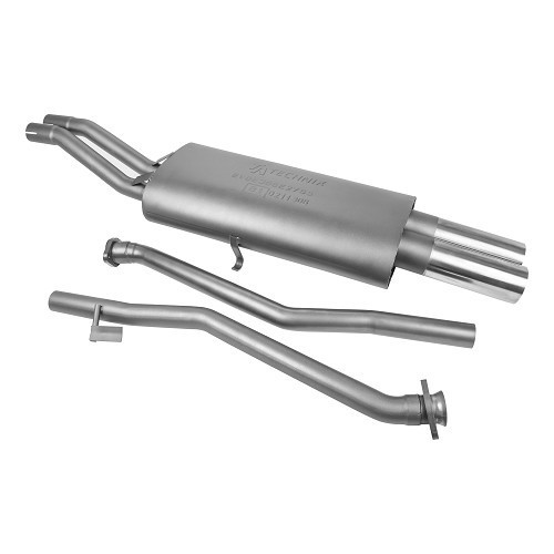  Ligne d'échappement sport bi-tubes après catalyseur pour BMW Série 3 E30 320i et 325i 6 cylindres (03/1985-04/1993) - BC21011 