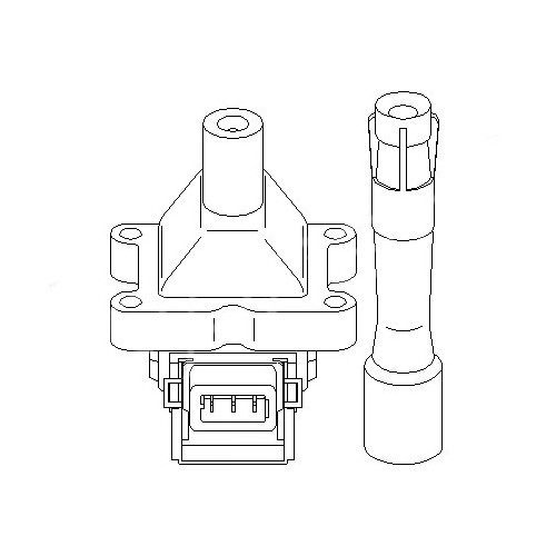 12V ignition coil for BMW 3 Series E30 318is and E36 318is, 320i, 325i - M42 and M50 engines - BC32006