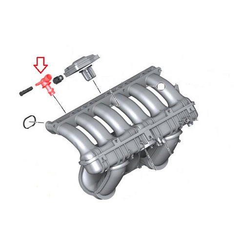 Sonde de température d'admission d'air pour BMW E90/E91/E92/E93 - BC44524