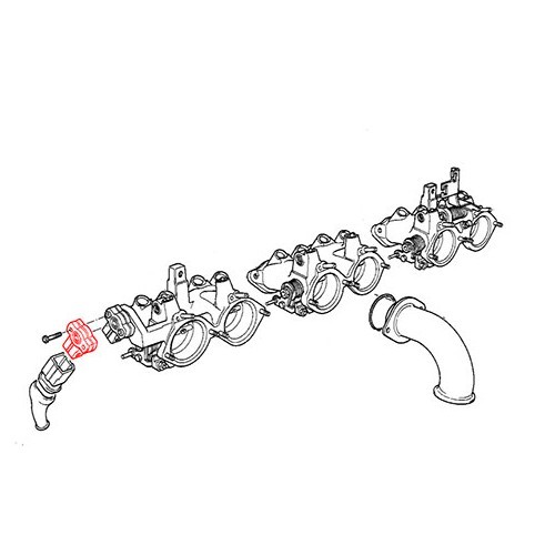Drosselklappenpositionssensor für BMW E36 - BC44608