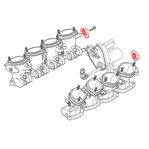 Capteur de position de papillon d'admission pour BMW E39 - BC44614