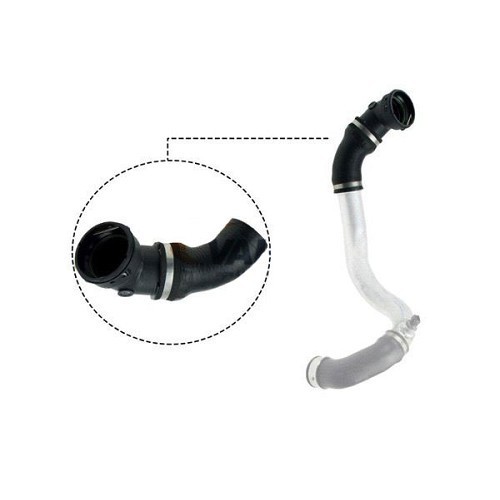  Air intake hose on EGR valve for BMW E46 - BC44723 