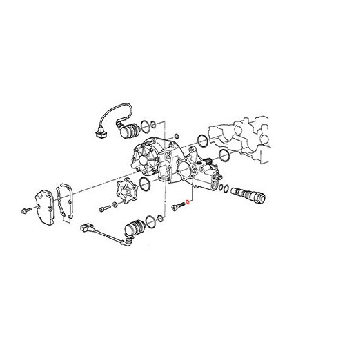  Junta sobre parafusos de válvula com filtro para BMW E36 M3 - peça genuína BMW - BC45052-1 