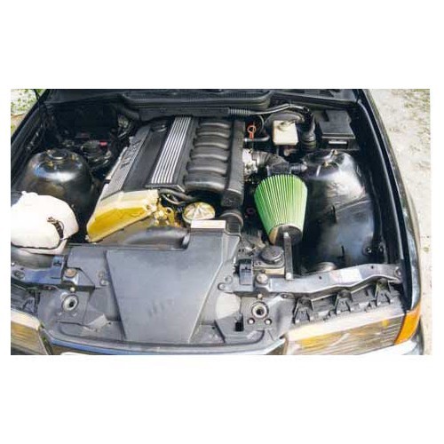  Kit d'admission directe d'air GREEN pour BMW Série 3 E36 325i (08/1992-07/1995) - moteur M50B25TU - BC45616GN 