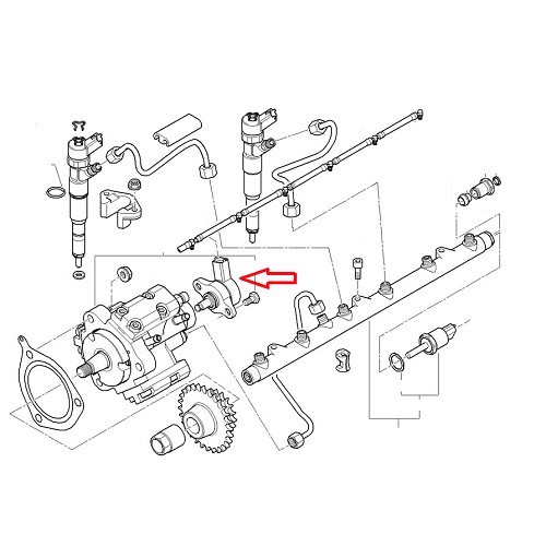 BOSCH Diesel-Druckregelventil für BMW 3er E46 6-Zylinder-Diesel (12/1998-04/2003) - BC47103