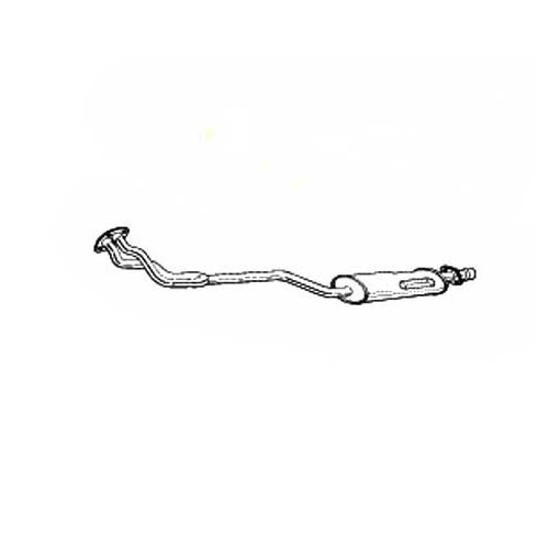 Central exhaust for BMW E30 316i M40 without catalytic converter - BC49500