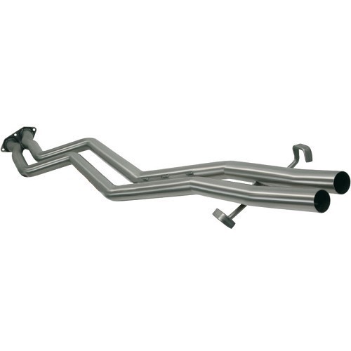  Échappement central Inox sport POWERSPRINT double tube pour BMW Série 3 E30 M3 (07/1985-06/1991) - BC49520 