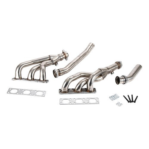  Collettore di scarico sportivo 6-in-2 in acciaio inox per BMW Serie 3 E36 Berlina, Touring Coupé e Cabriolet a 6 cilindri - motori M50 e M52 - BC50203 