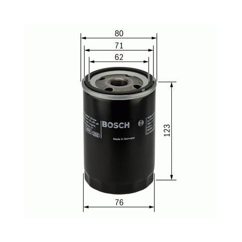  BOSCH Oliefilter voor BMW E21, E30, E12, E28 en E34 - BC51105 