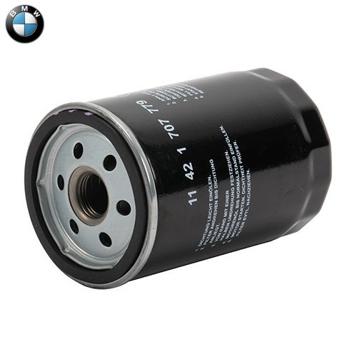 Filtre à huile pour BMW Série 3 E21 E30 et Série 5 E12 E28 E34 6 cylindres (07/1977-04/1993) - origine BMW - BC51107