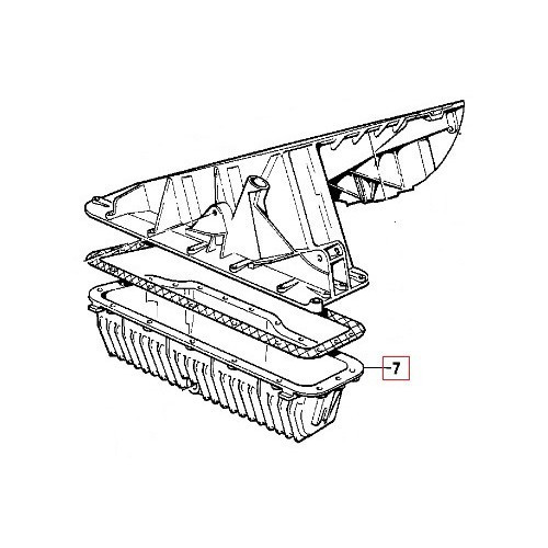  Cárter de aceite para BMW E30 316 i y 318 i / es - BC52120-1 