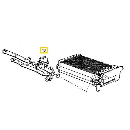 Vanne de régulation de chauffage pour Bmw Série 3 E30 (12/1981-02/1994) - BC52220