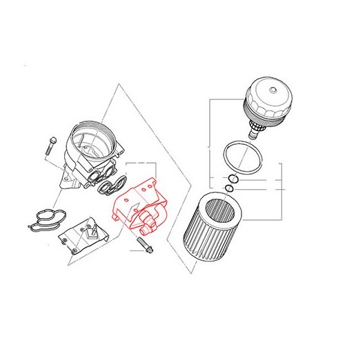 Radiador de aceite para BMW E46 - BC52250