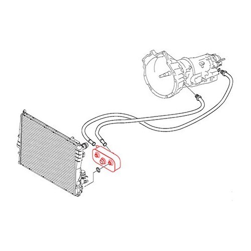 Radiateur d'huile de Boite automatique pour BMW Z4 (E85) avec moteurs M54 - BC52269