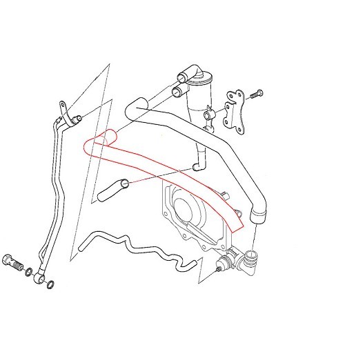 Tuyau de reniflard pour BMW X5 E53 - BC53007