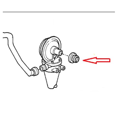 Joint de soupape de ventilation pour BMW E36 6 cylindres - BC53019