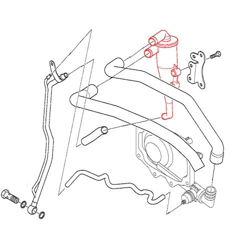 Crankcase ventilation valve for BMW X5 E53 - BC53063